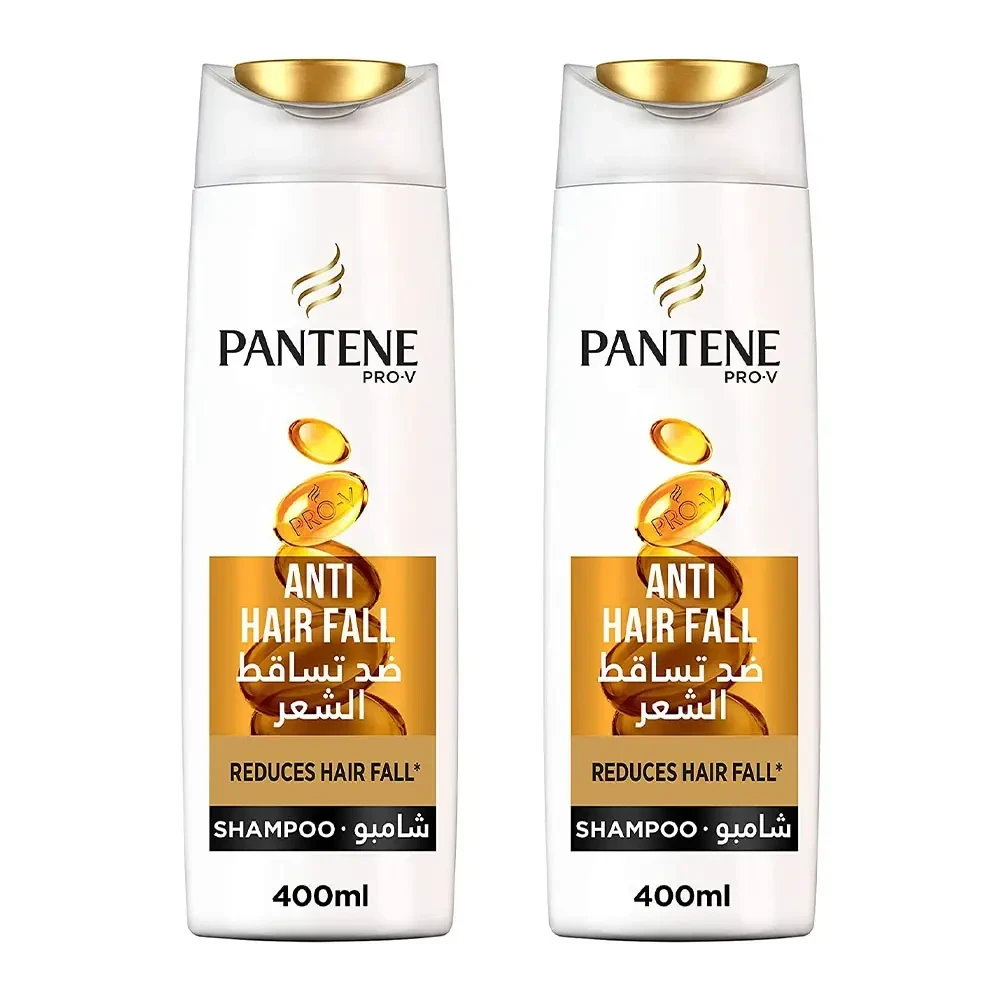 شامبو بانتين المضاد لتساقط الشعر، عبوتان × 400 مل