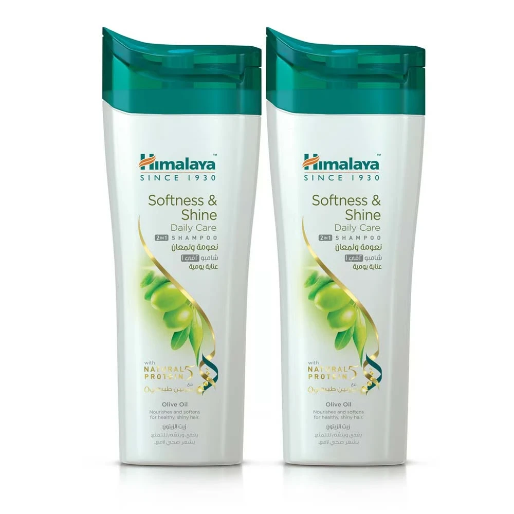 شامبو هيمالايا للنعومة واللمعان 2×400 مل