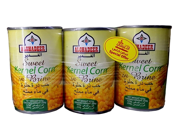 ذرة حلوة الغدير 3×425 جرام