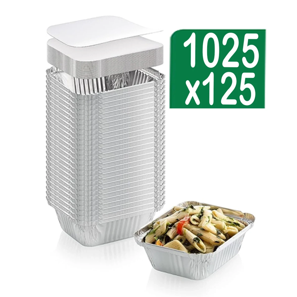 أوعية ألومنيوم  1025x50