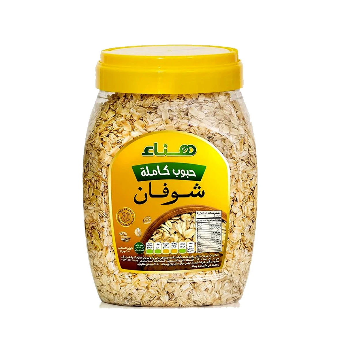 شوفان هناء كامل 900 جرام