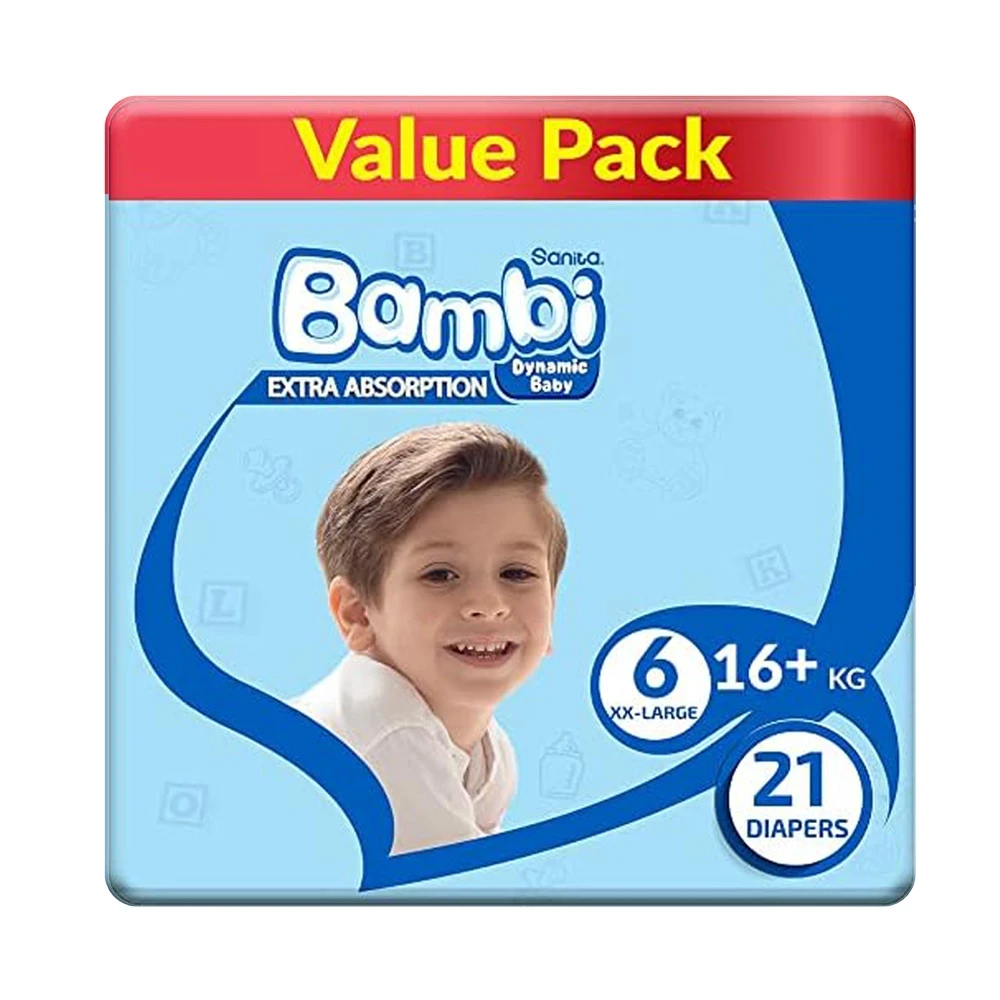 بامبي رقم 6 - 21 حفاظة