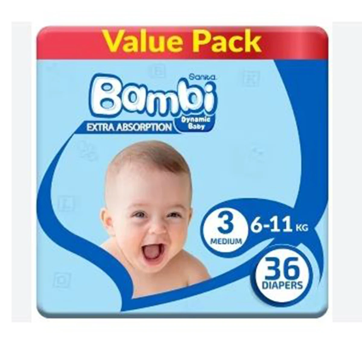 بامبي رقم 3 - 36 حفاظة