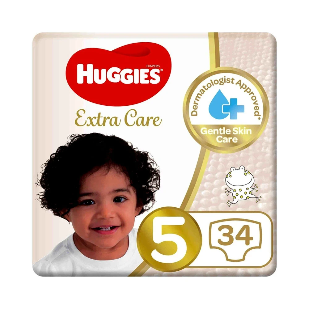 هجيز رقم ٥ عناية إضافية  ٣٤ حفاض