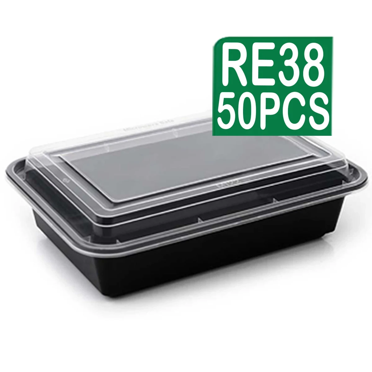 أوعية الطعام سوداء 38 أونز 50x