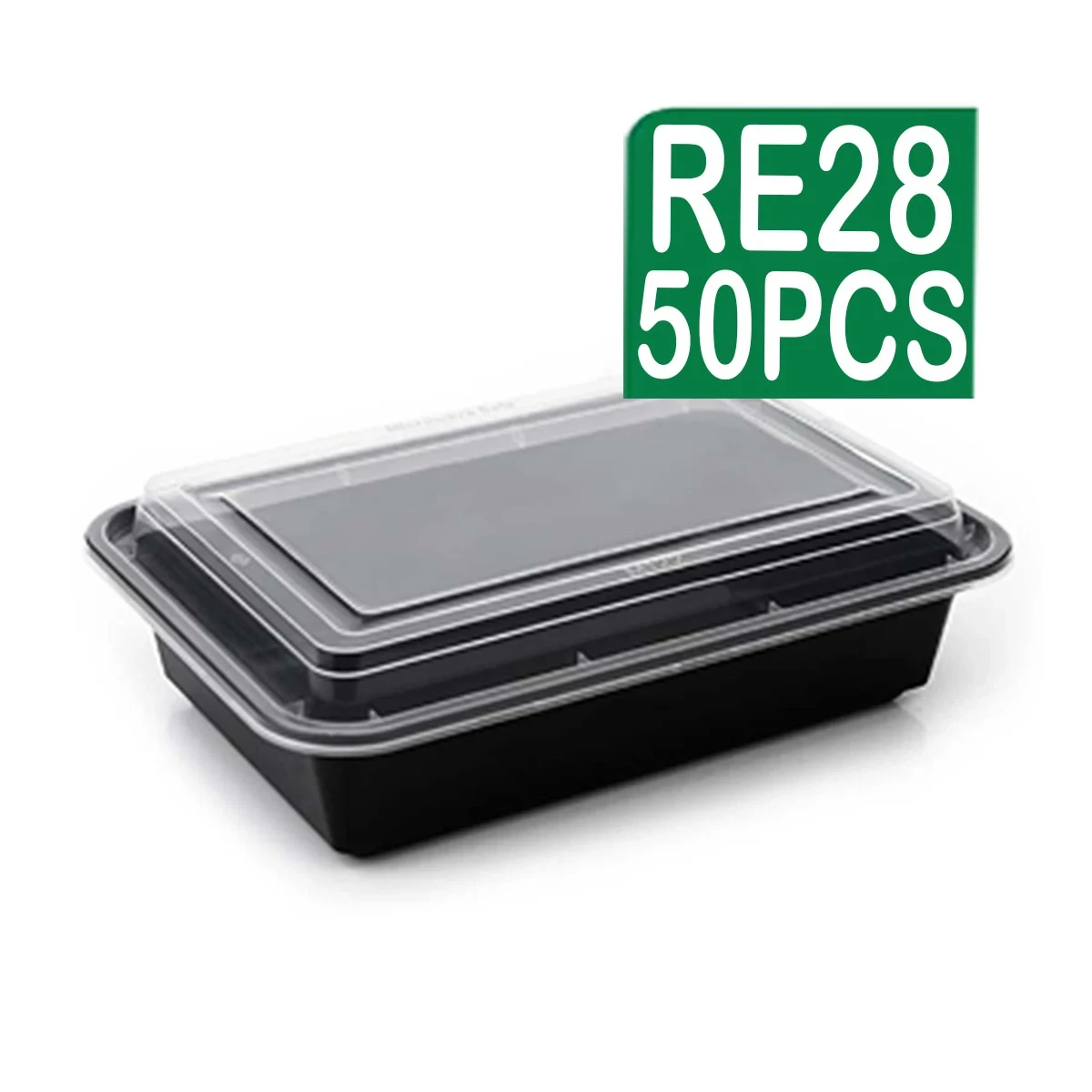 أوعية الطعام سوداء 28 أونز 50x