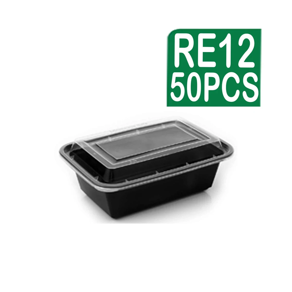 أوعية الطعام سوداء 12 أونز 50x