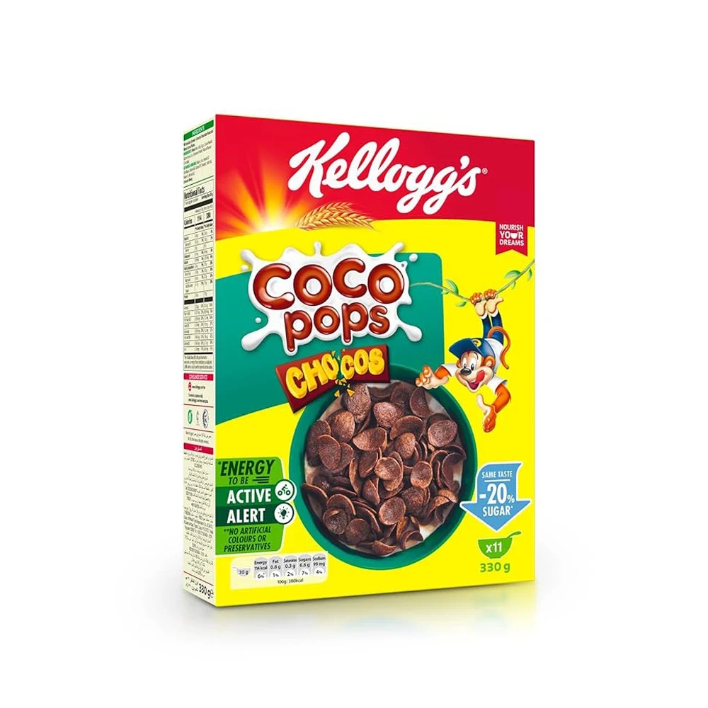 كيلوجز كوكو بوبس شوكولاتة ٣٣٠ غرام