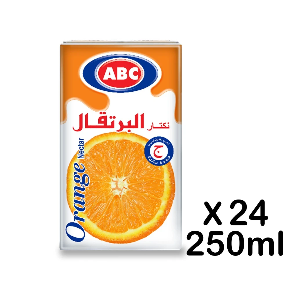 عصير برتقال أي بي سي ٢٤ × ​​٢٥٠ مل
