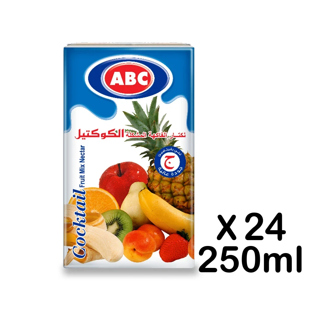 عصير كوكتيل أي بي سي ٢٤ × ​​٢٥٠ مل