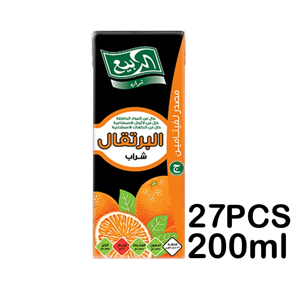 شراب الربيع برتقال 27×200 مل
