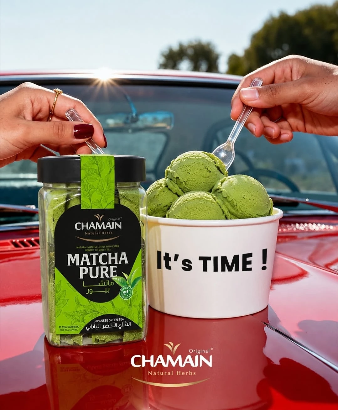 Matcha without additives
