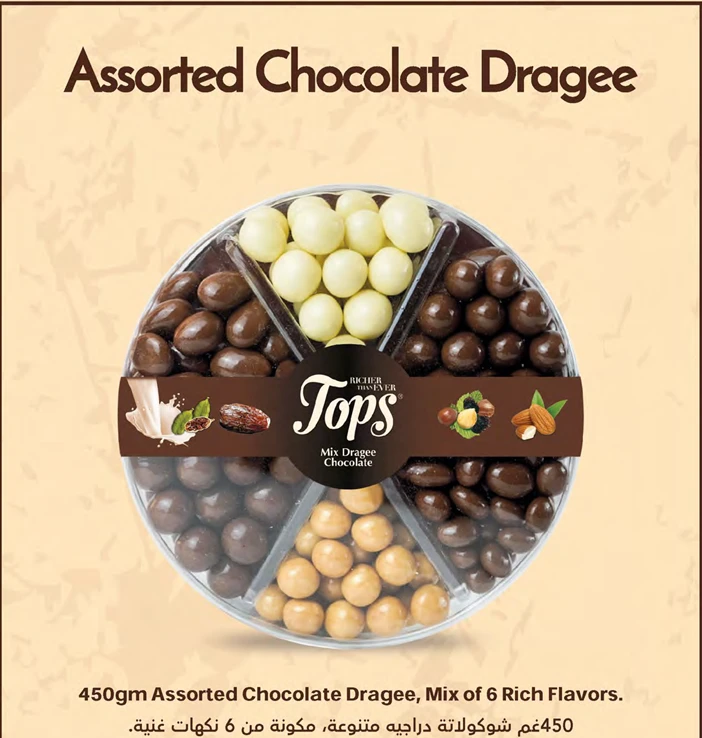Mix Dragee Chocolate 450g - TOPS
