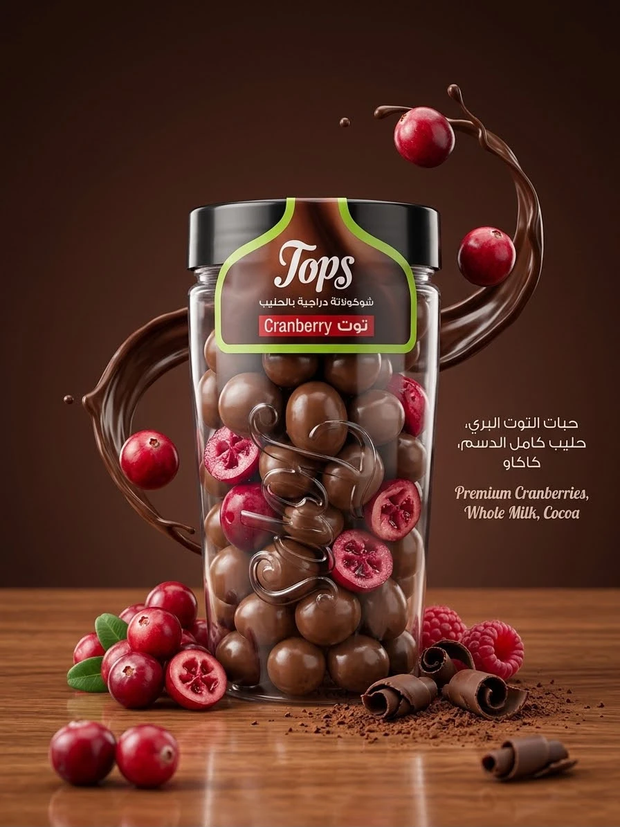Dragee Cranberry 230g - TOPS