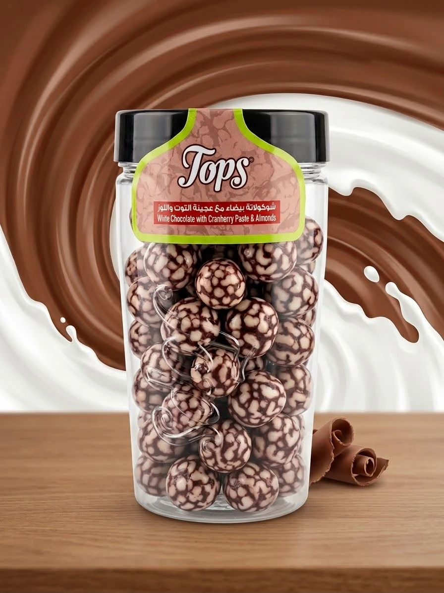 Dragee Cranberry Paste & Almonds 230g - TOPS
