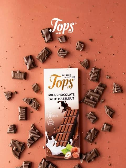 100g Milk Chocolate Hazelnut Bar - TOPS
