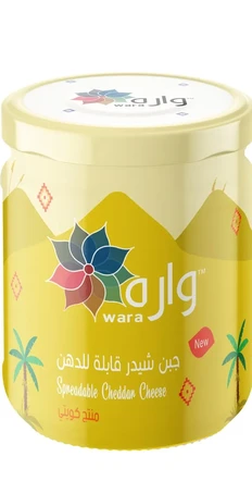 Spreadable Cheddar Cheese 500g - Wara