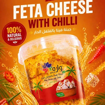 Feta cheese with chili peppers - Wara
