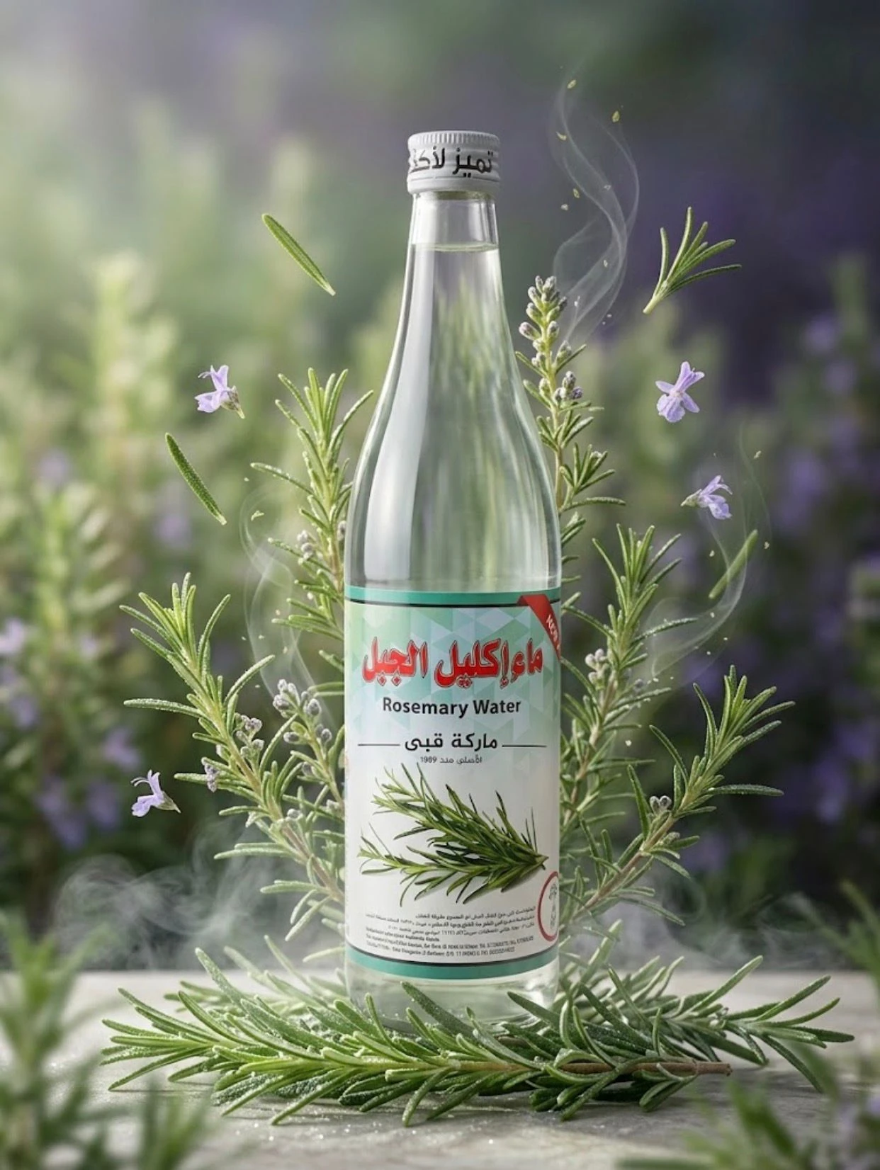 Rosemary Water 570ml - Quba Factory
