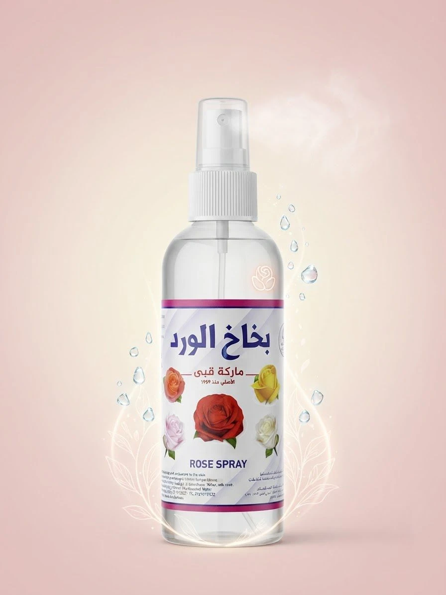 Rosewater spray 200ml - Quba Factory