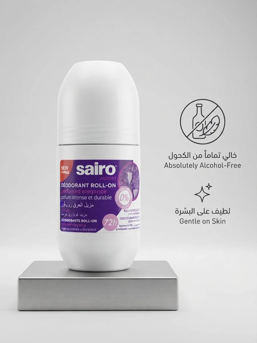 SAIRO Women's Deodorant, Elegant Fragrant, 50ml
