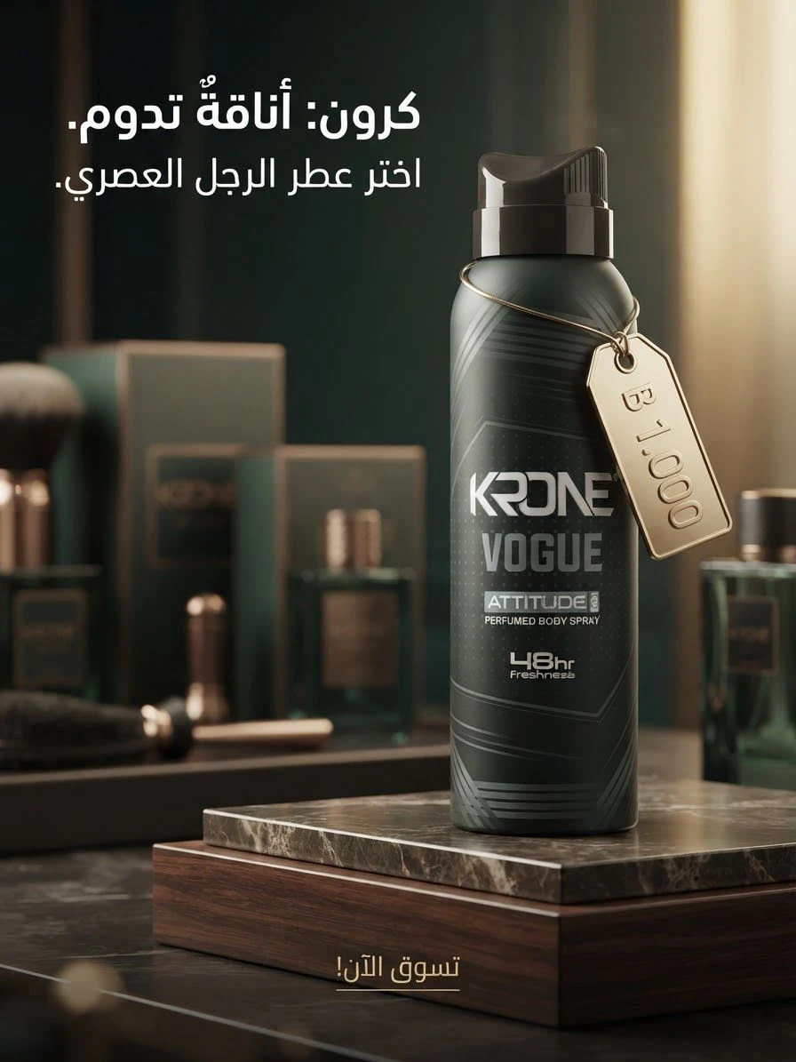 KRONE VOGUE ATTITUDEK BODY SPRAY