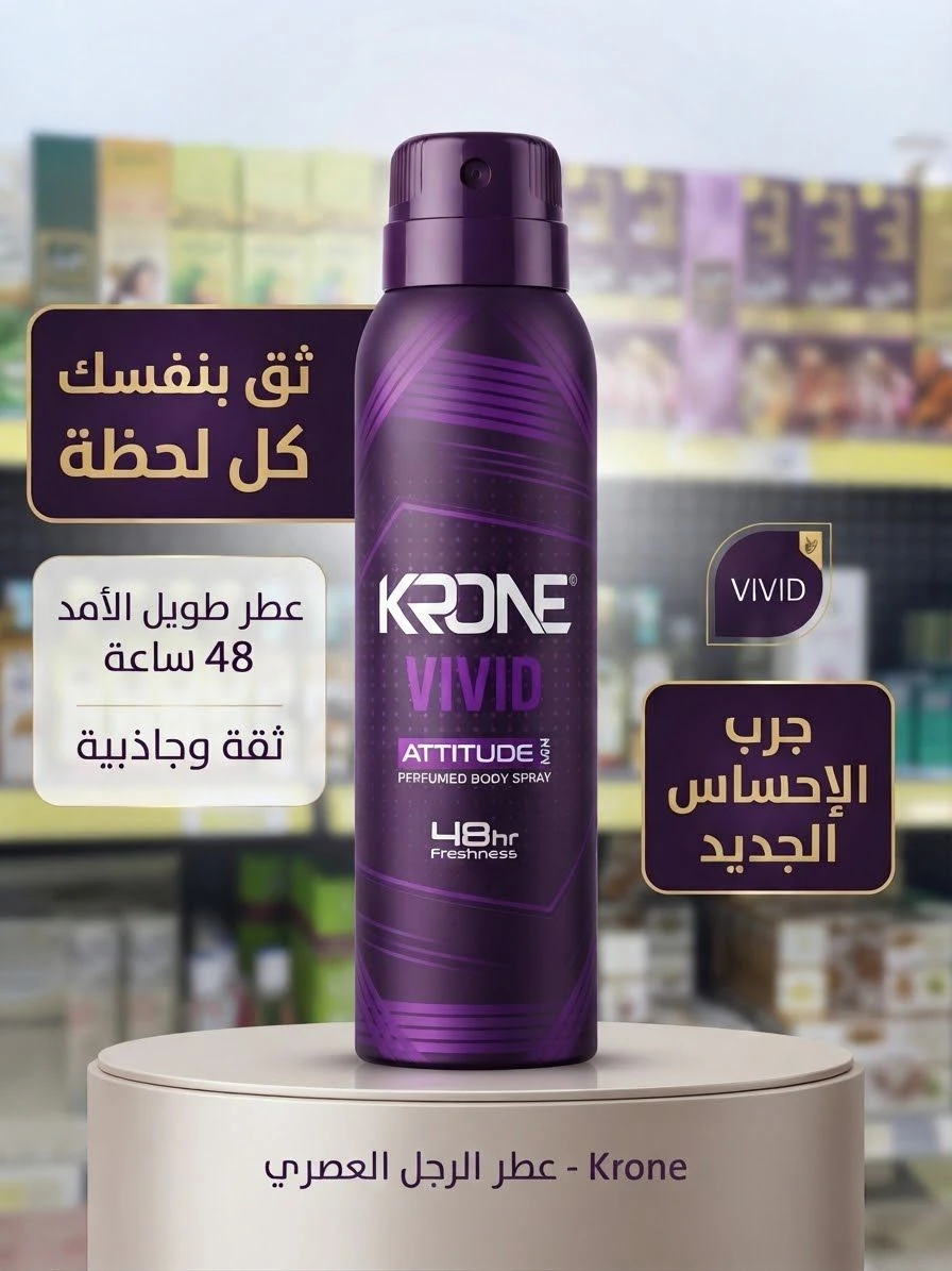 KRONE VIVID ATTITUDEK BODY SPRAY