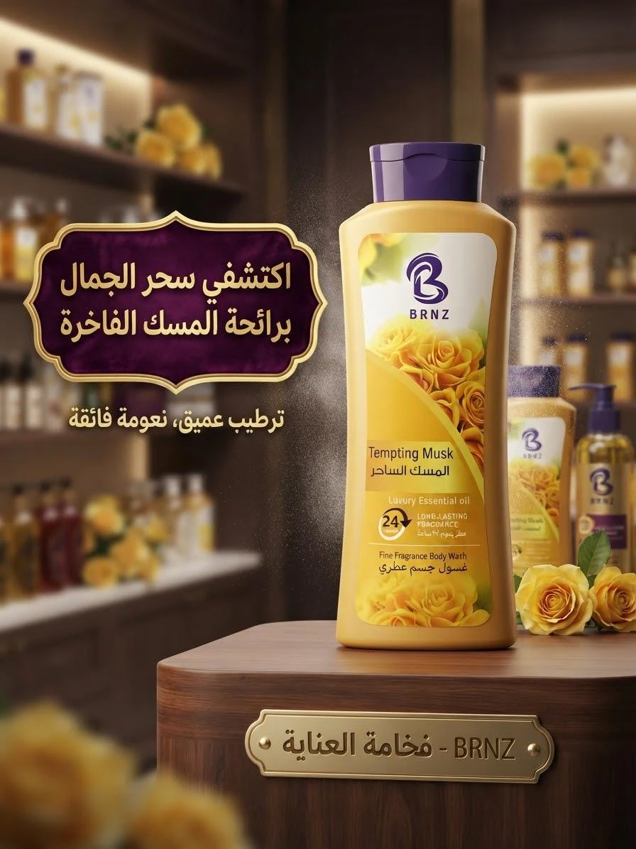 Enchanting Musk Fragrance Body Wash 700g - BRNZ
