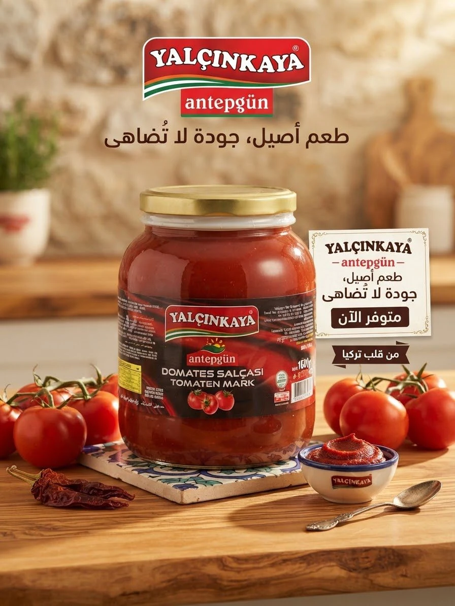 Tomato paste 1600g - YALCINKAYA