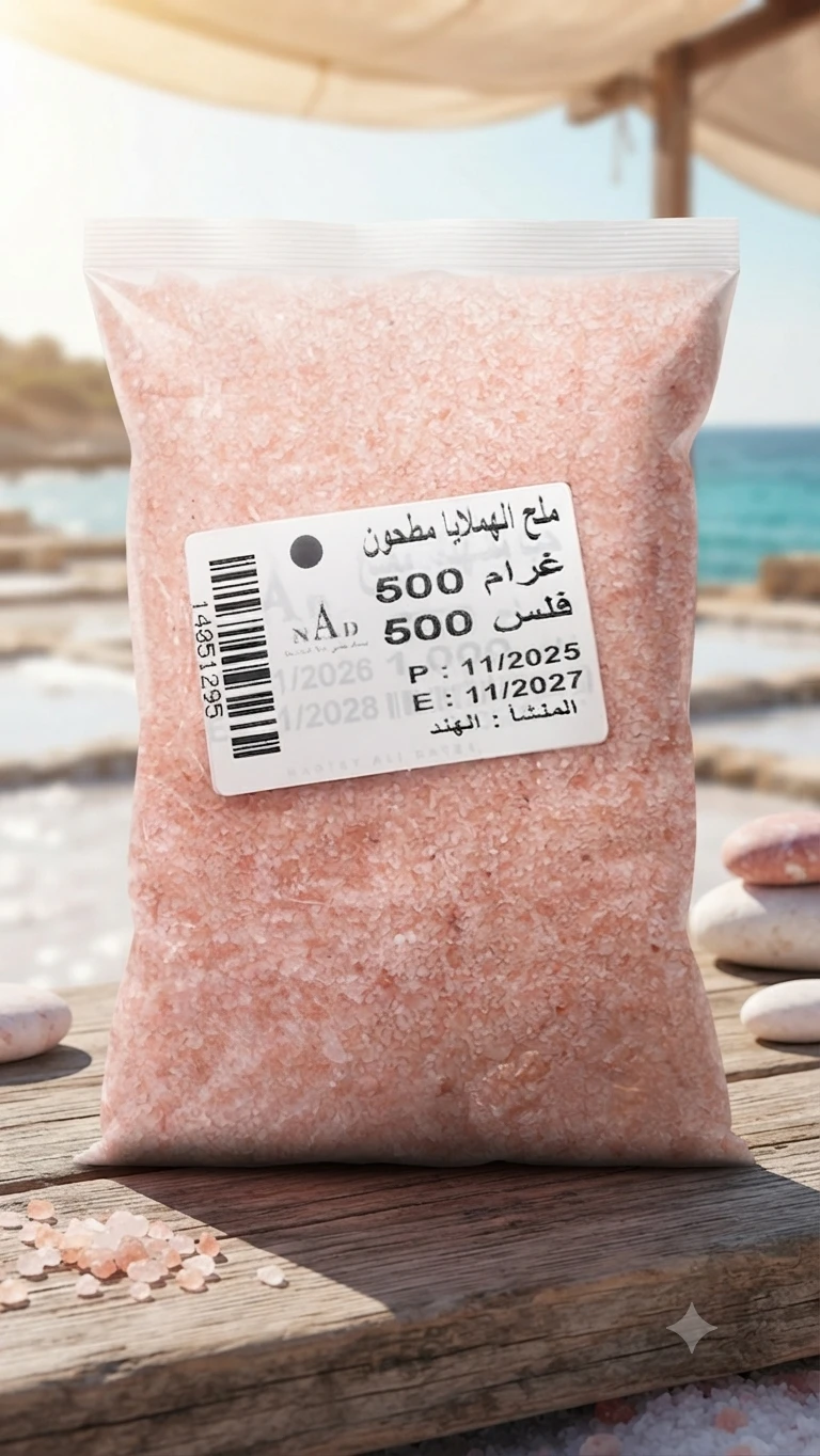 Himalayan salt ground