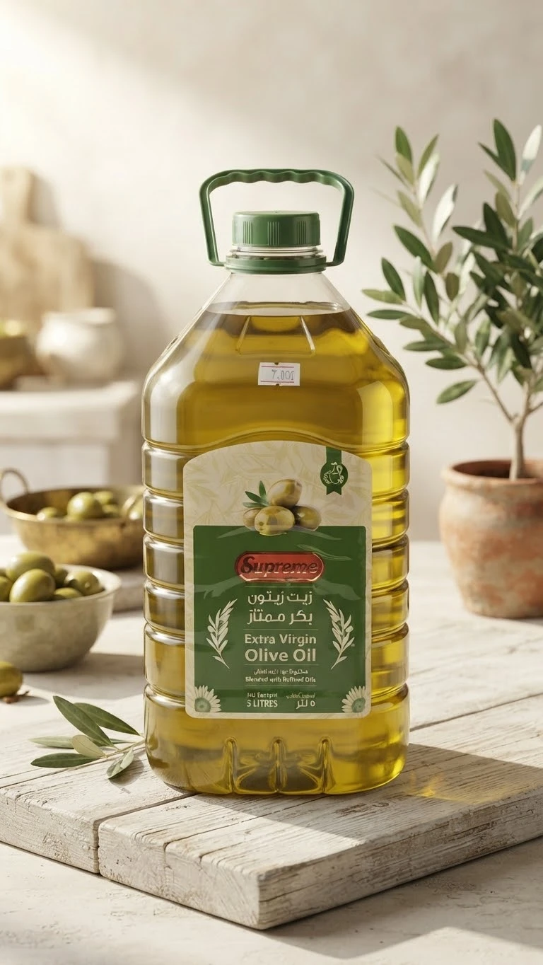 Extra virgin olive oil blended with refined oil, 5 liters - SUPREME