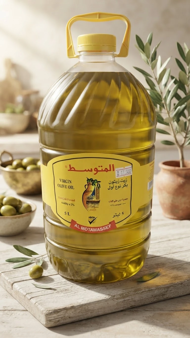 Extra virgin olive oil, first grade, 5 liters - medium