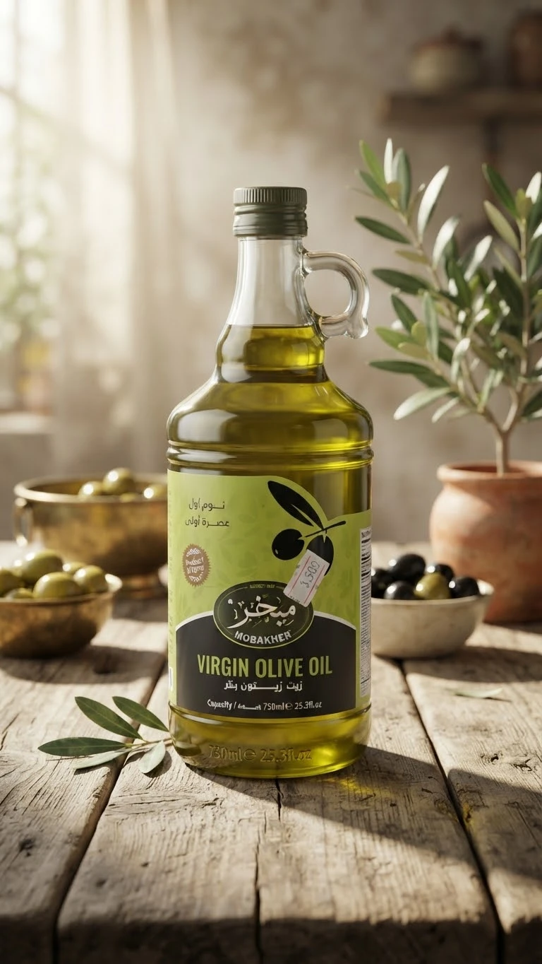 Extra Virgin Olive Oil, First Press, 750ml - Evaporated