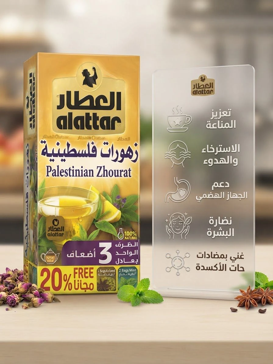 Palestinian herbal tea (20 relationships) - Al-Attar