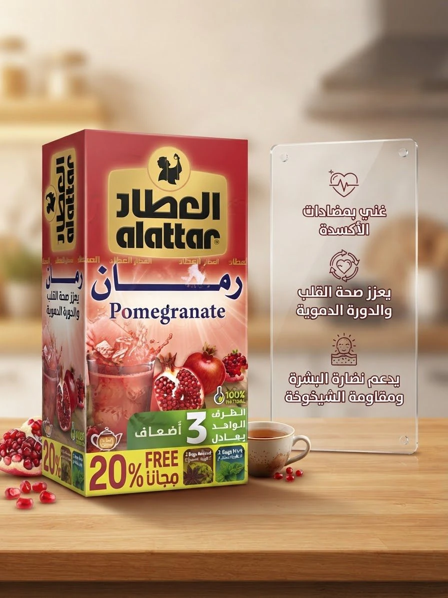 Pomegranate tea, 24 flavors - Attar