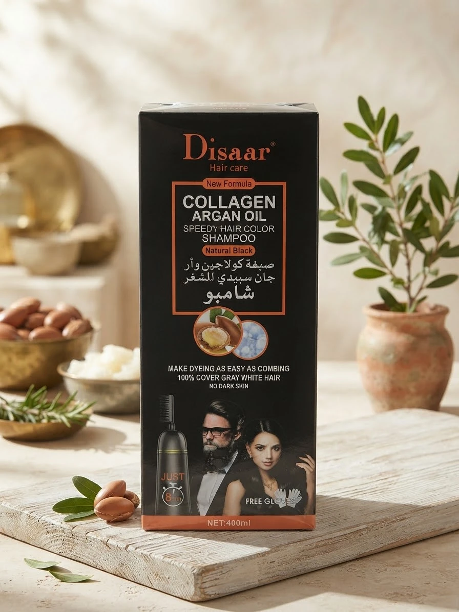 Collagen Argan Oil Hair Shampoo 400ml - DISAAR