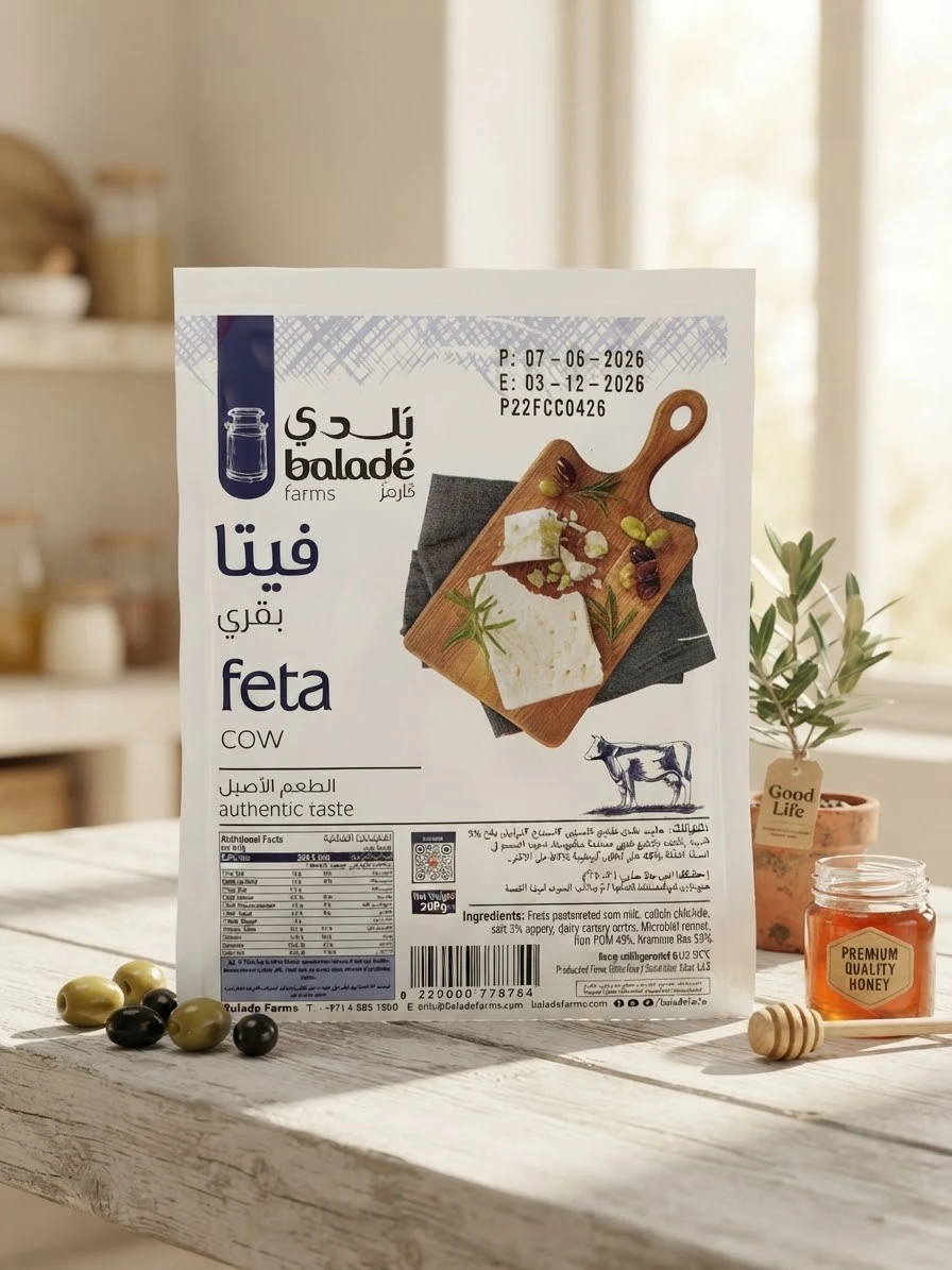 Feta Cow Cheese 200g - BALADE