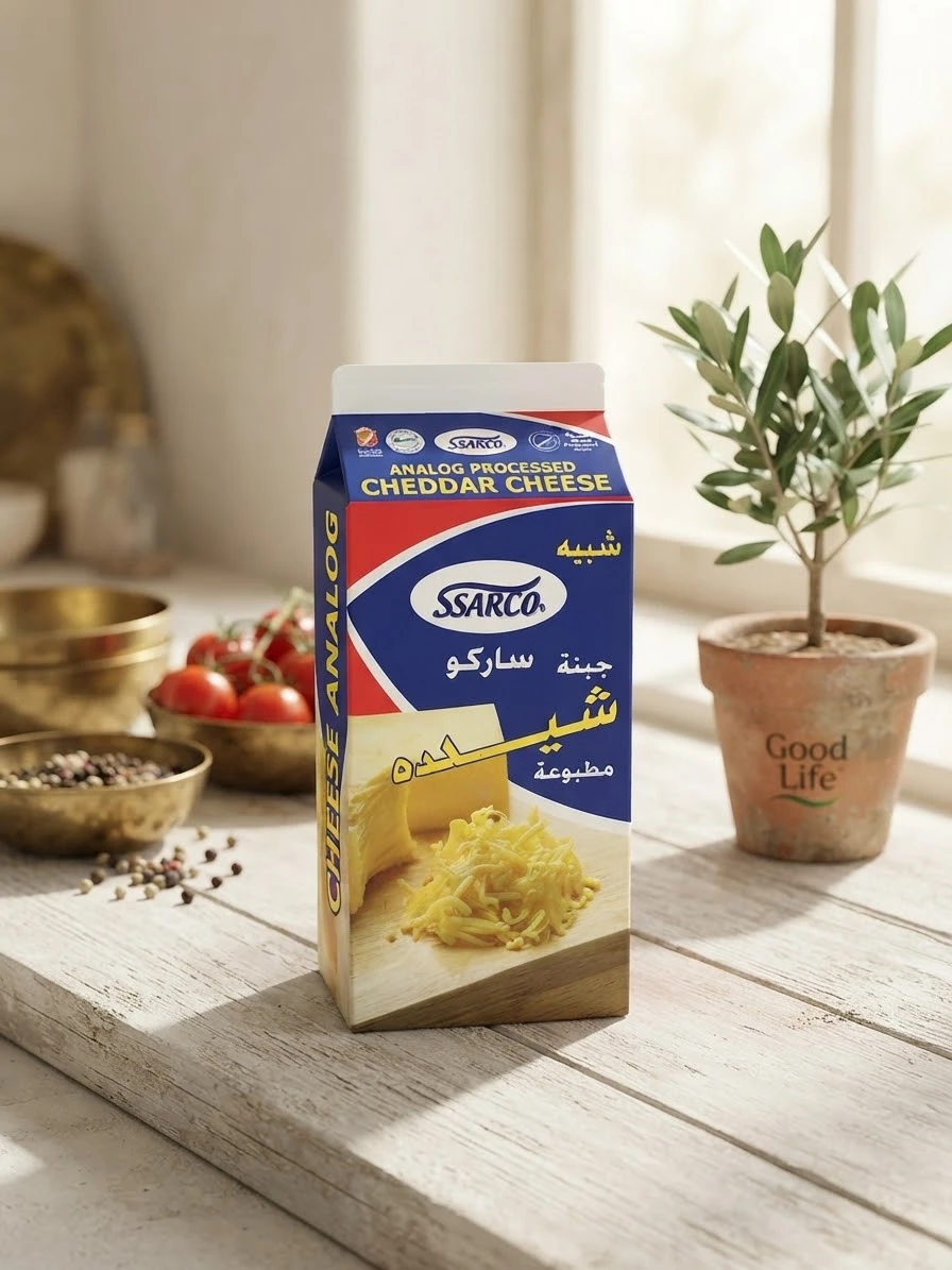 Cheddar Cheese Analogue 500g - SSARCO