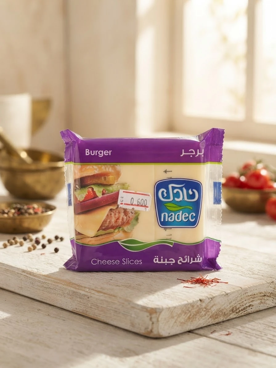 Burger Cheese Slice 200g - NADEC