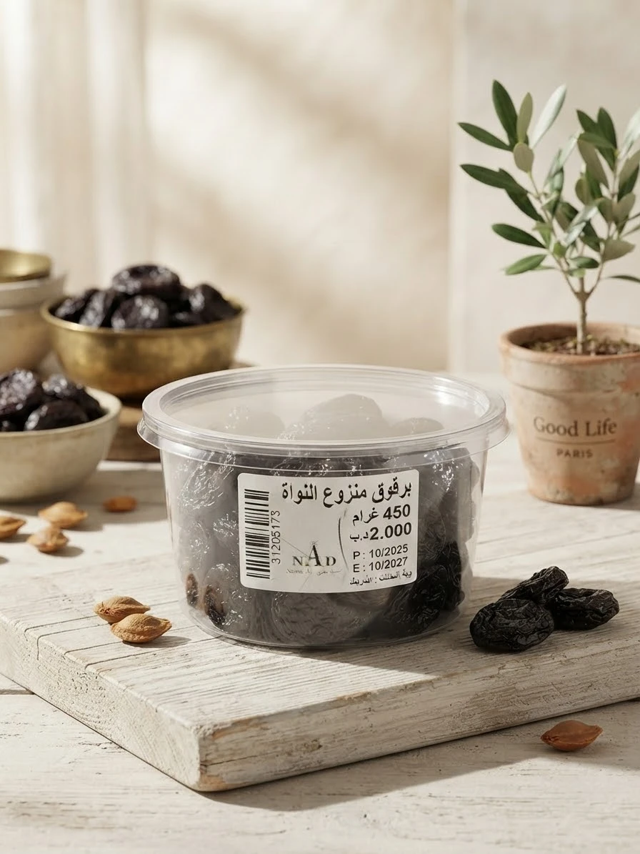 450g pitted plums