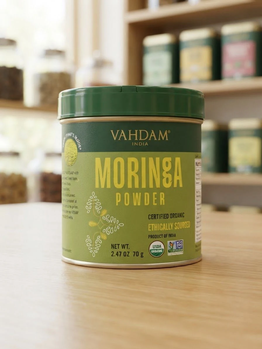 VAHDAM - Organic Moringa Powder (2.47oz/70g)