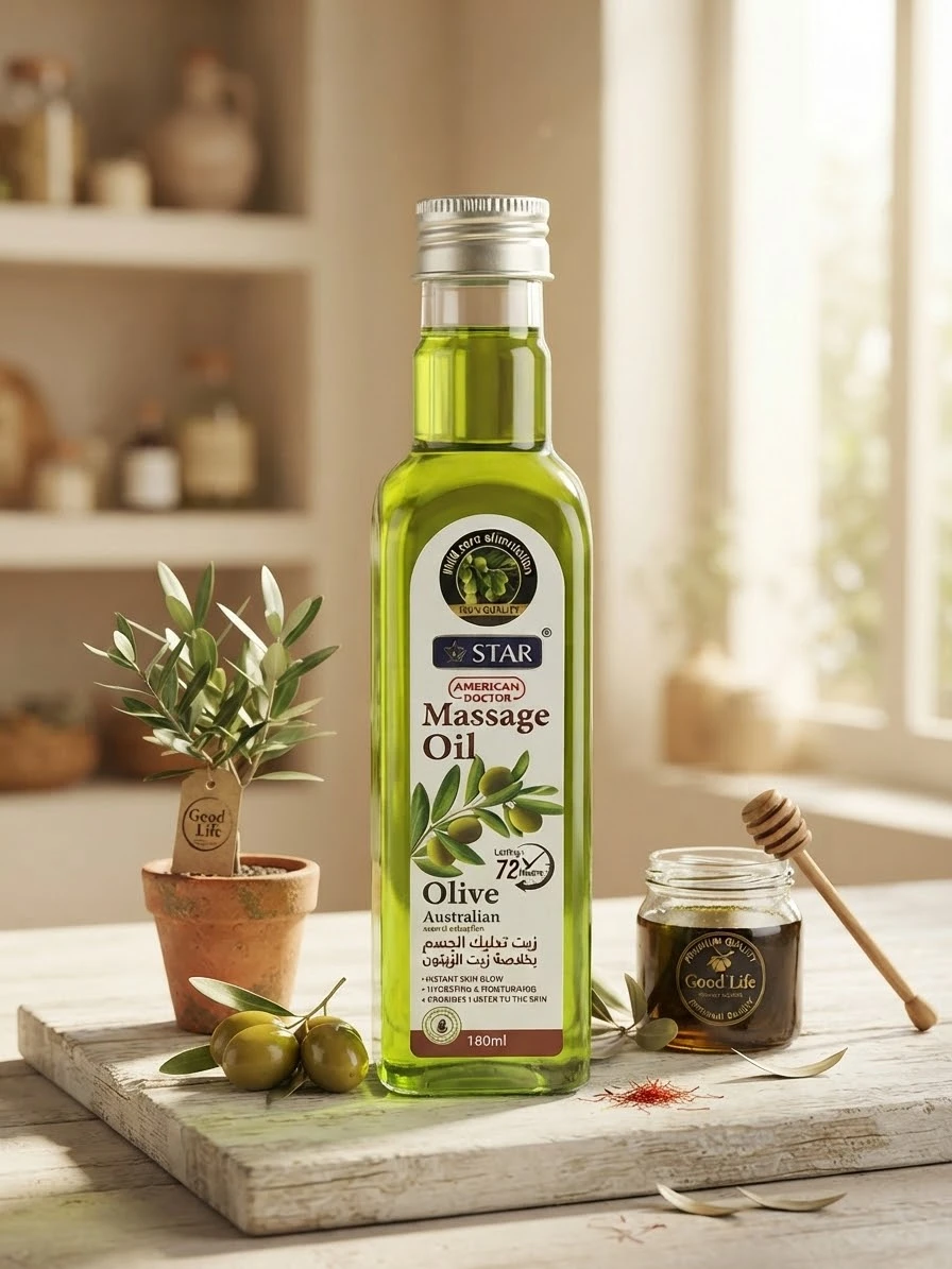 Olive Australian Massage Oil 180ml - STAR