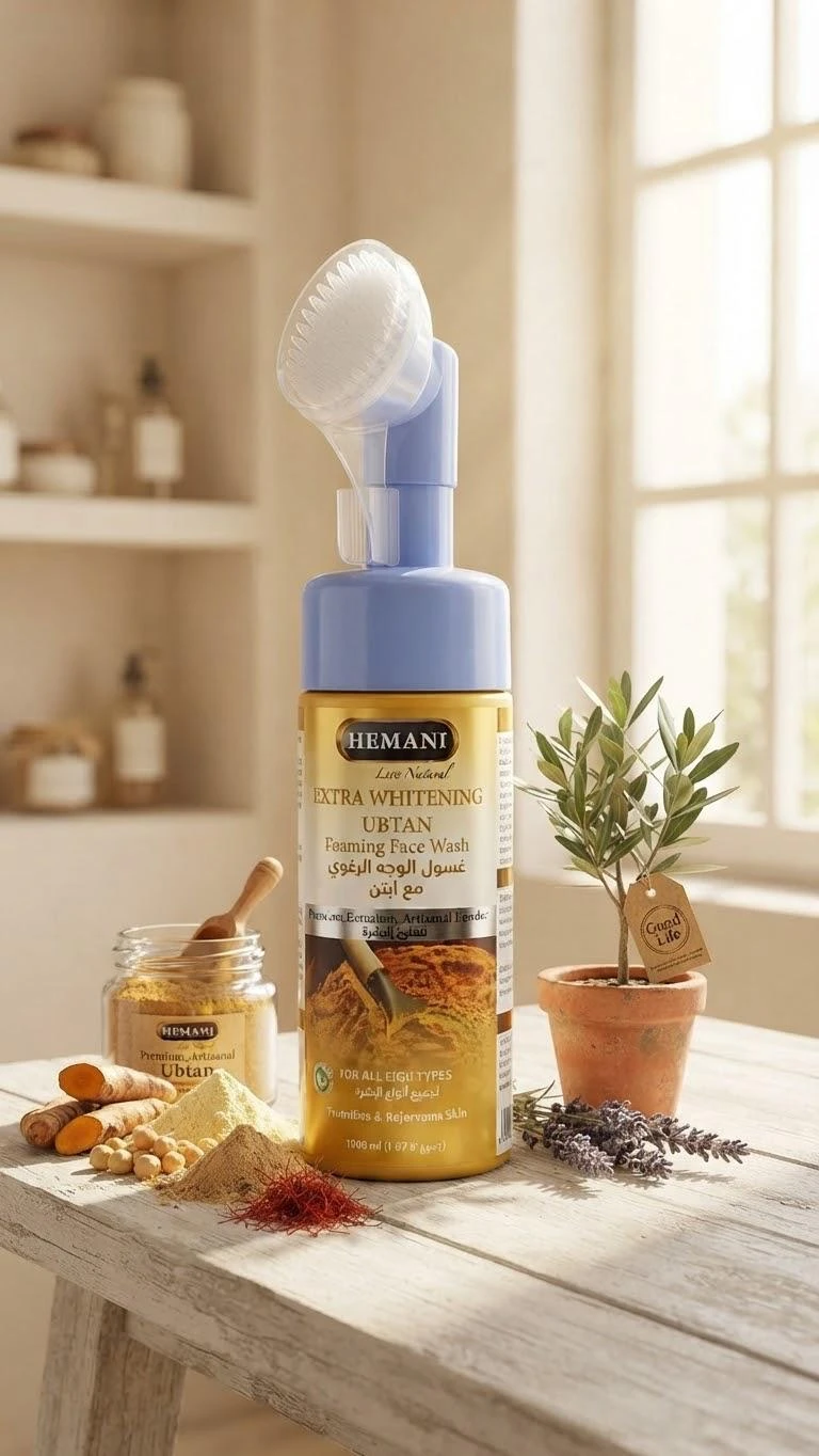 Hemani Foaming Face Wash with Ubtan - 150ml