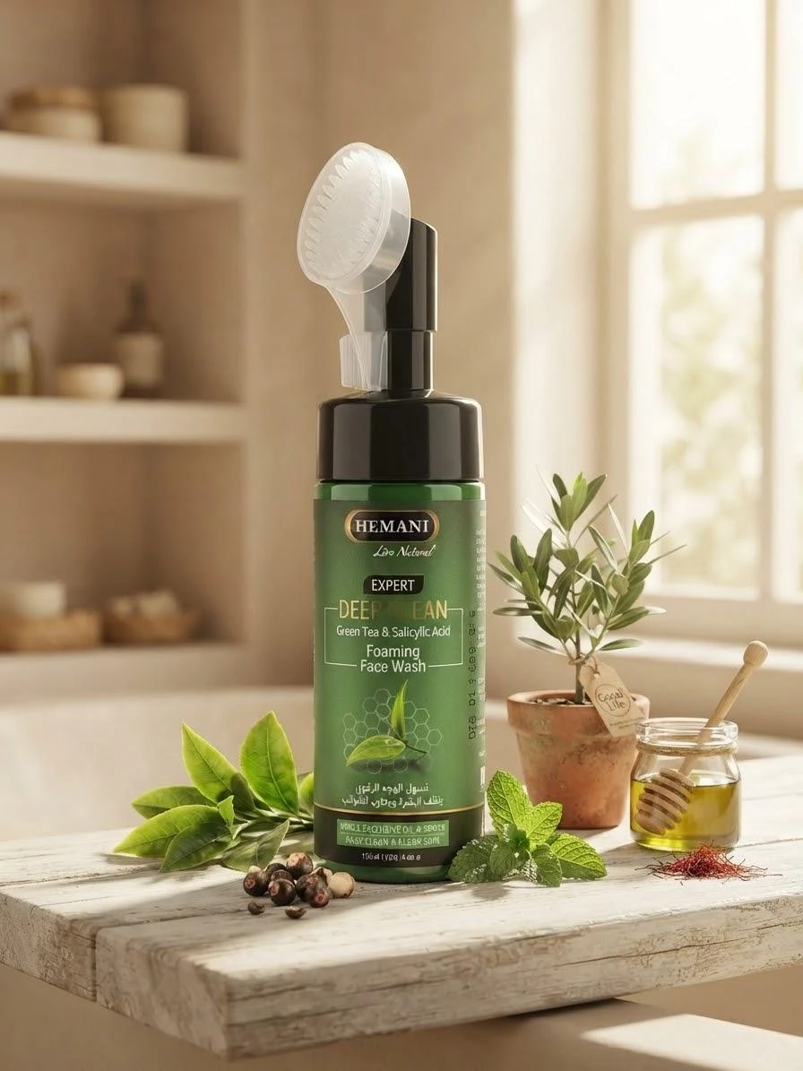 Green Tea & Salicylic Acid Face Wash 150ml - HEMANI