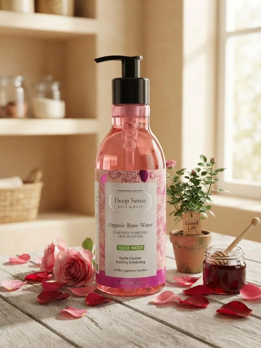 Honey & Milk Face Wash Gel 250ml - DEEP SENSE