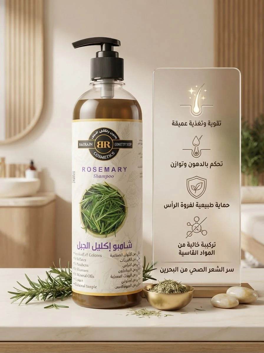 Rosemary Shampoo 500ml - BAHRAIN BEAUTY SHOP