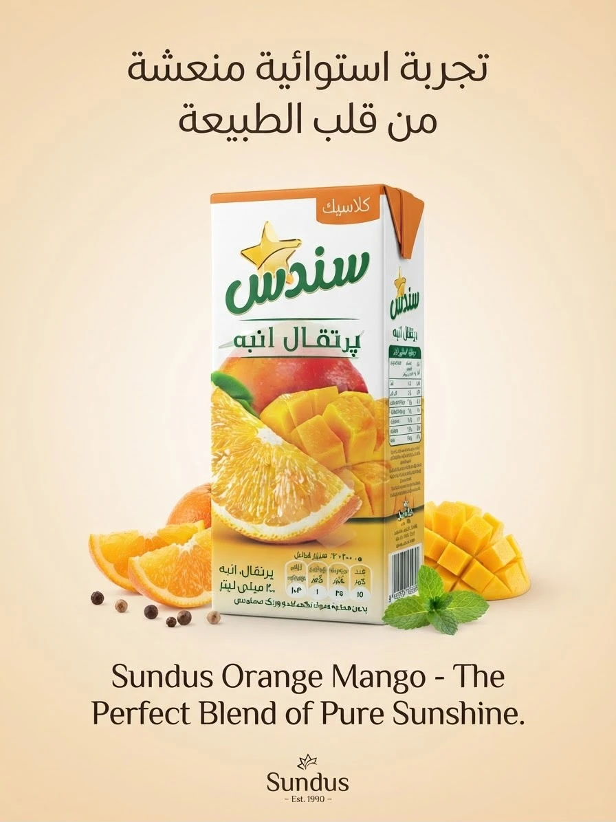 Orange Mango Drink 200ml - SUNSTAR