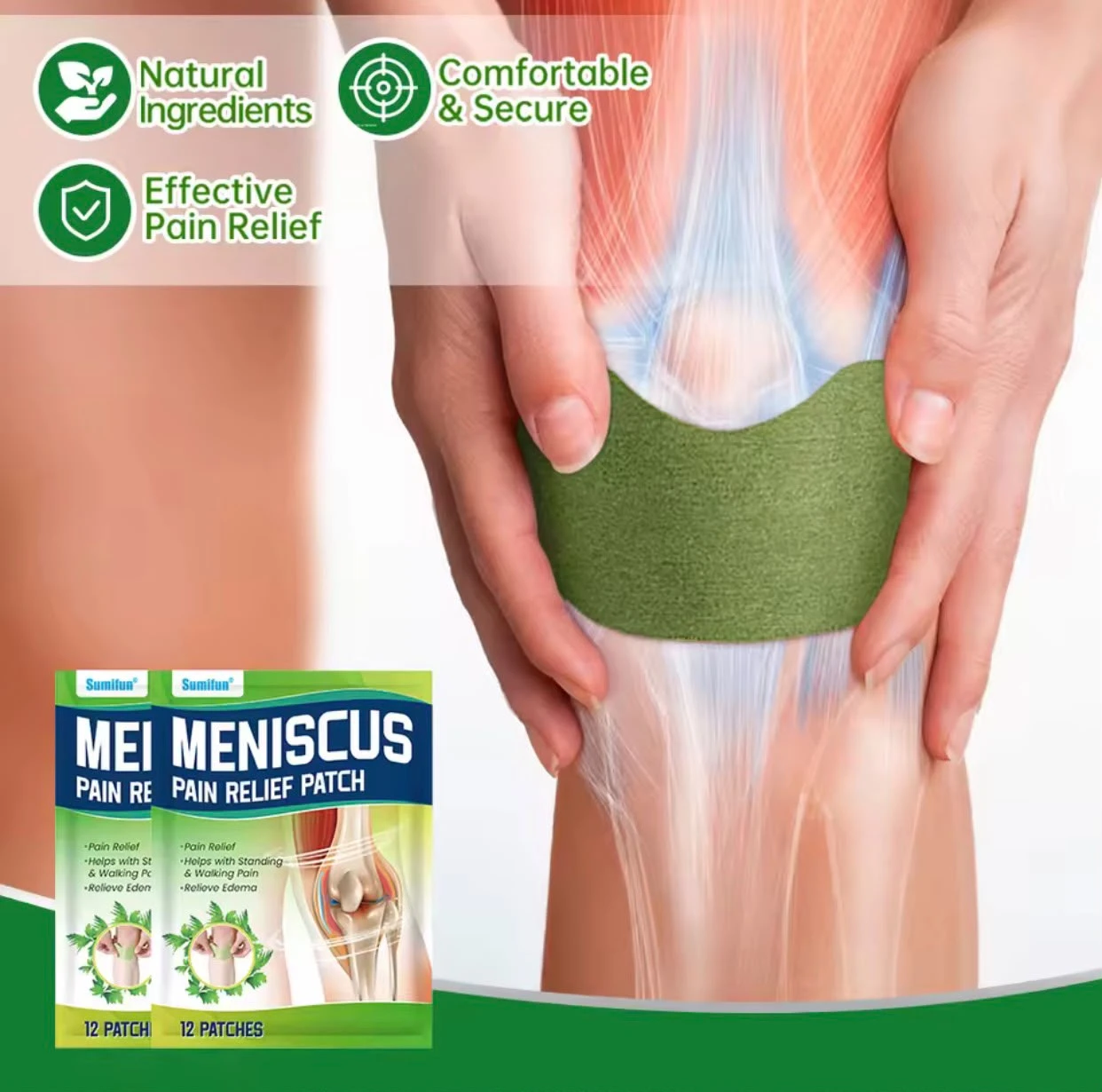 Meniscus Pain Relief Patch 12P - SUMIFUN