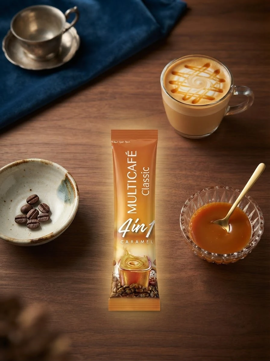 Coffee Mix Caramel 4 IN 1 (1PCS) - MULTICAFE
