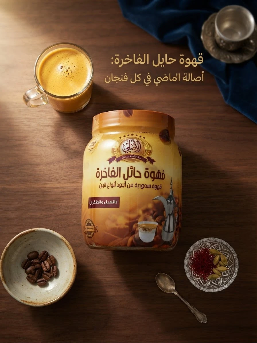 Premium Hail Coffee with Cardamom and Saffron (500g) – Bisha Coffee